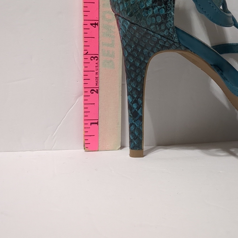 Christian Siriano for Payless aqua blue heels sandals women size 9.5 - Picture 13 of 15